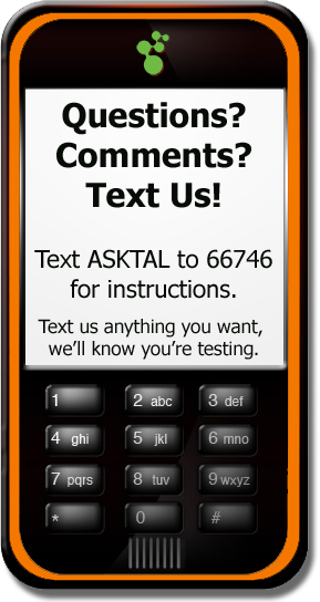 Questions? Comments? Text Us!