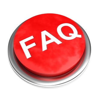 isolated faq button